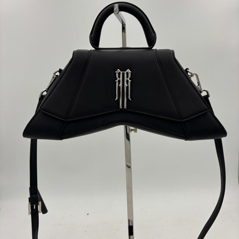 Rare Romance Vaulted Top Handle Bag in Black
